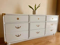 Drexel Campaigner Triple Dresser