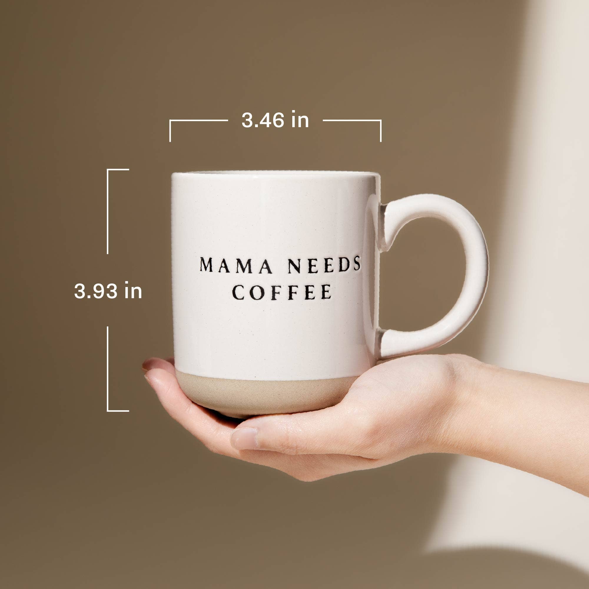 Cross Stoneware Coffee Mug - Home Decor & Gifts