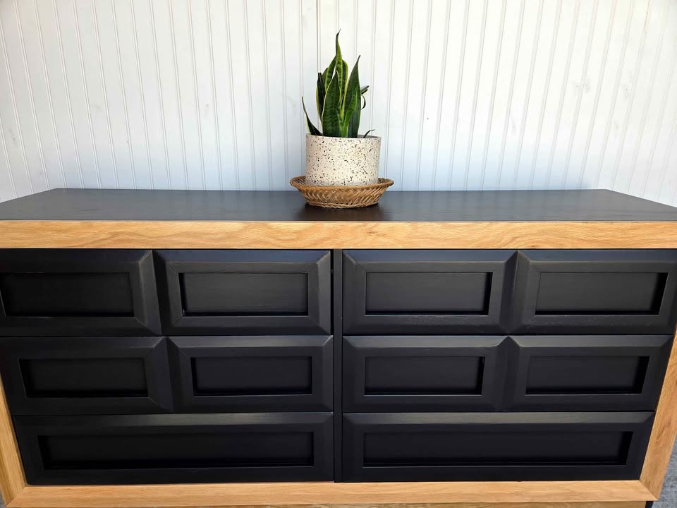 Modern Statement Piece in Deep Black