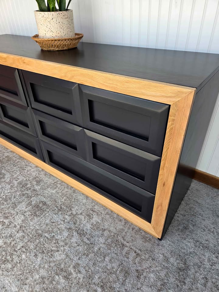 Modern Statement Piece in Deep Black