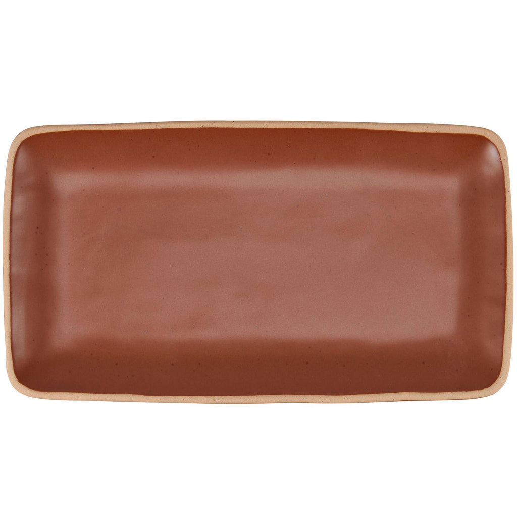 Rectangular Red Cottage Platter